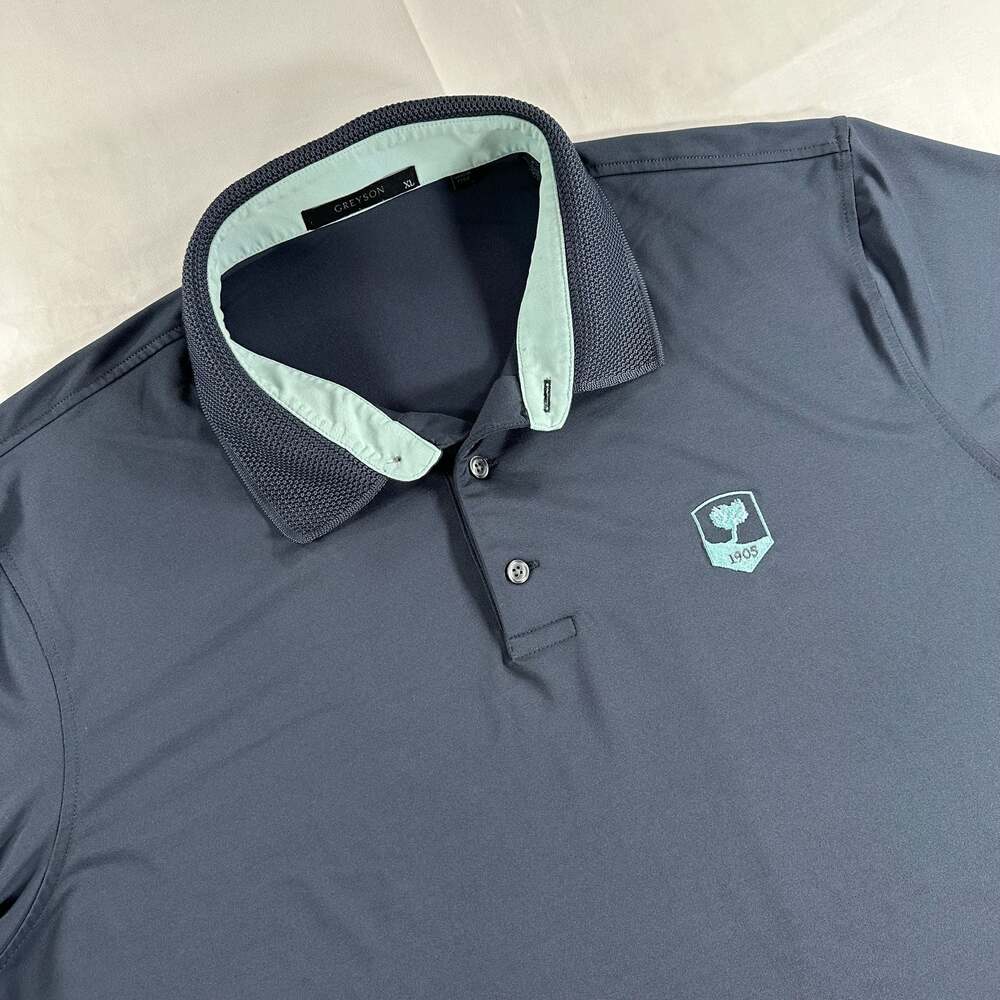 Greyson Clothiers Men's Performance Polo Shirt with 1905 Tree Shield Logo